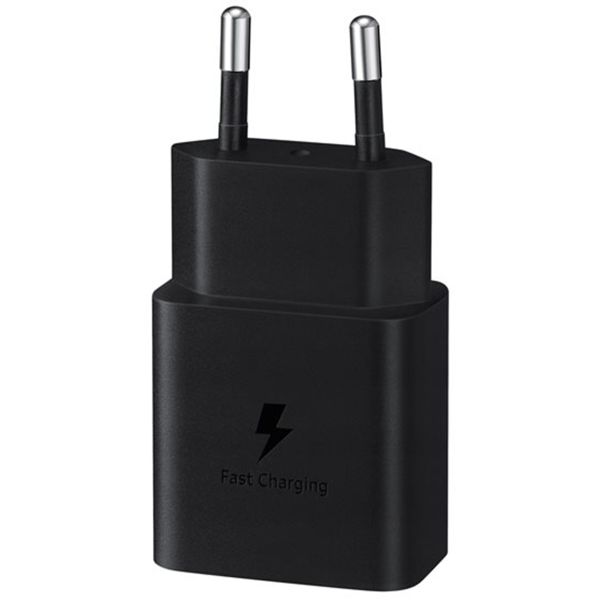 Samsung Originele Power Adapter met USB-C kabel - Oplader - USB-C aansluiting - Fast Charge - 15 Watt - 1 meter - Zwart