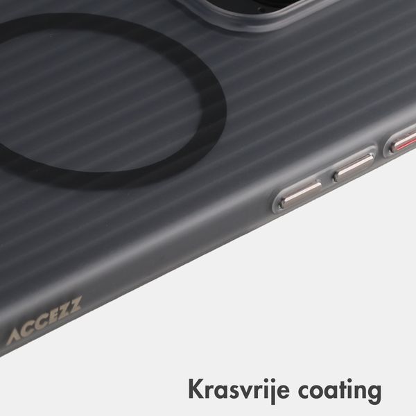 Accezz Lite Backcover met MagSafe | Fluted | Apple iPhone 16 Pro - Smokey Matte