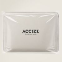 Accezz Leather Laptop hoes Apple MacBook 15 inch - Laptopsleeve - Beige