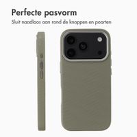 Accezz Mesh Backcover met MagSafe Apple iPhone 17 Pro - Donkergrijs