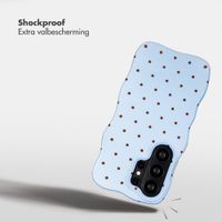 Selencia Vivid Wavy Backcover met MagSafe Samsung Galaxy S26 Ultra - Happy Dots Digital Sky