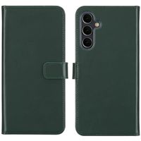 Selencia Echt Leren Bookcase Samsung Galaxy A16 - Groen