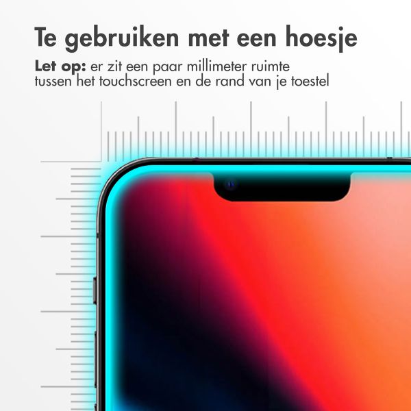 Accezz Gehard Glas Screenprotector Apple iPhone 13 Pro Max / 14 Plus