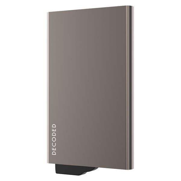 Decoded MagSafe Aluminium Cardholder - Titanium Silver