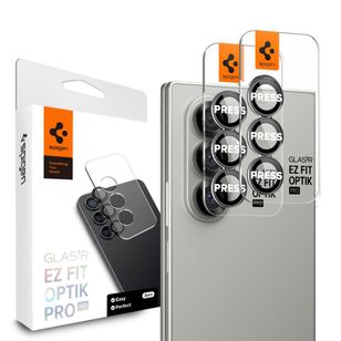 Spigen GLAStR EZ Fit Optik Pro Camera Protector 2 Pack Samsung Galaxy Z Fold 7 - Black