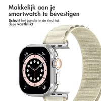 Accezz Nylon Alpine bandje Apple Watch | 44/45/46/49 mm - Sterrenlicht