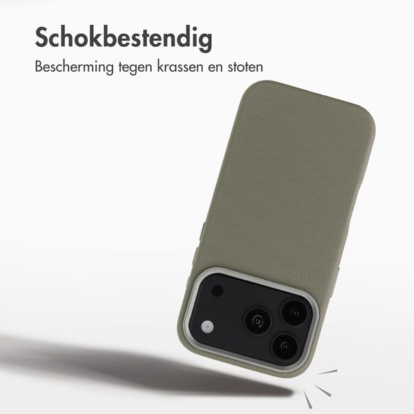 Accezz Mesh Backcover met MagSafe Apple iPhone 17 Pro - Donkergrijs