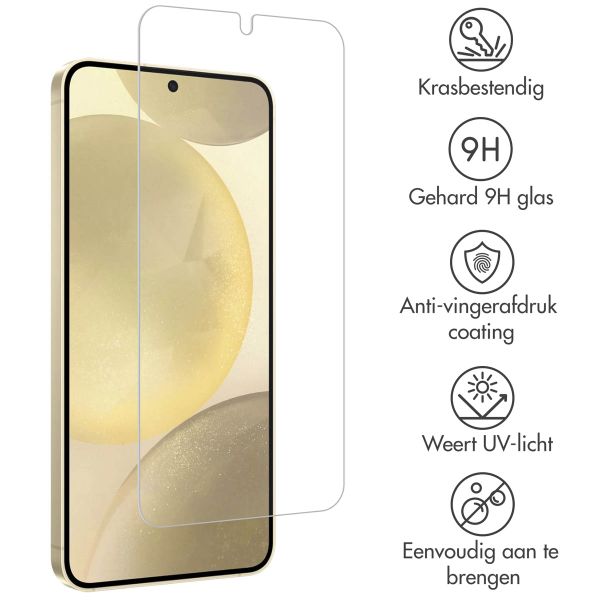 Accezz Gehard Glas Screenprotector 2-pack Samsung Galaxy S24 Plus / S25 Plus