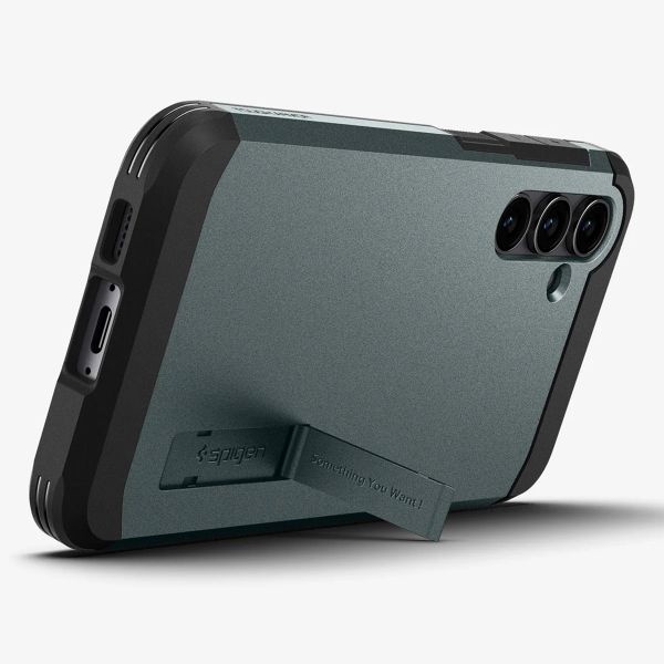 Spigen Tough Armor Backcover Samsung Galaxy S23 FE - Groen