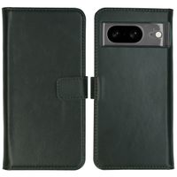Selencia Echt Leren Bookcase Google Pixel 8 - Groen