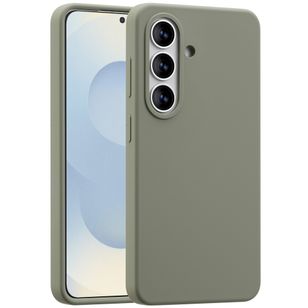 Accezz Liquid Silicone Backcover met MagSafe Samsung Galaxy S26 - Cooper Green