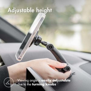 Accezz Telefoonhouder auto - MagSafe - Dashboard en voorruit - Magnetisch - Zwart