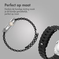 Accezz Ocean bandje Apple Watch | 44/45/46/49 mm - Zwart