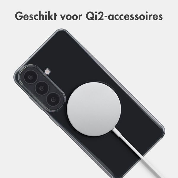 Accezz Lite Backcover met MagSafe Samsung Galaxy S26 - Smokey Clear