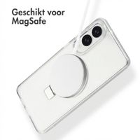 Accezz Ring Stand Backcover met MagSafe Samsung Galaxy S25 Edge - Transparant