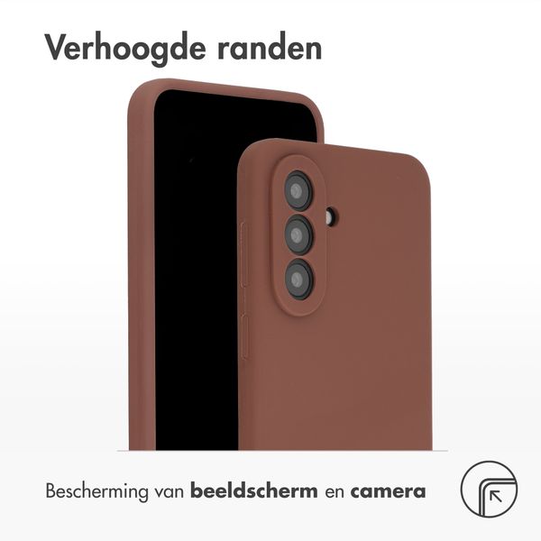 Accezz Liquid Silicone Backcover Samsung Galaxy A37 (5G) - New Tea Brown