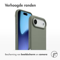 Accezz Liquid Silicone Backcover met MagSafe Apple iPhone 17 Air - Cooper Green