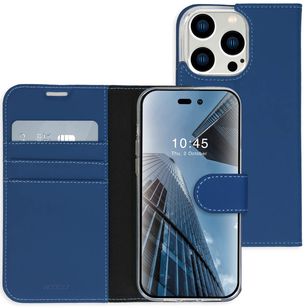 Accezz Wallet Softcase Bookcase iPhone 14 Pro Max - Donkerblauw