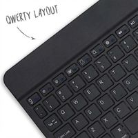 Accezz Bluetooth Keyboard Bookcase Samsung Galaxy Tab A8 - QWERTY / NL - Zwart