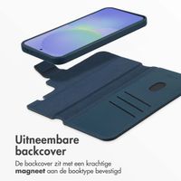 Accezz Leather Bookcase 2-in-1 met MagSafe Samsung Galaxy A36 / A56 - Nightfall Blue