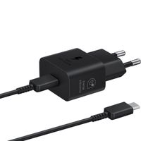 Samsung Originele 25W Efficiency Adapter met USB-C naar USB-C kabel - 1 meter - Zwart