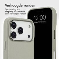 Accezz Leather Bookcase 2-in-1 met MagSafe Apple iPhone 18 Pro / 17 Pro - Light Grey