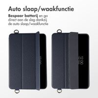 Accezz Trifold Bookcase met handstrap Apple iPad Mini 5 (2019) / Mini 4 (2015) - Donkerblauw
