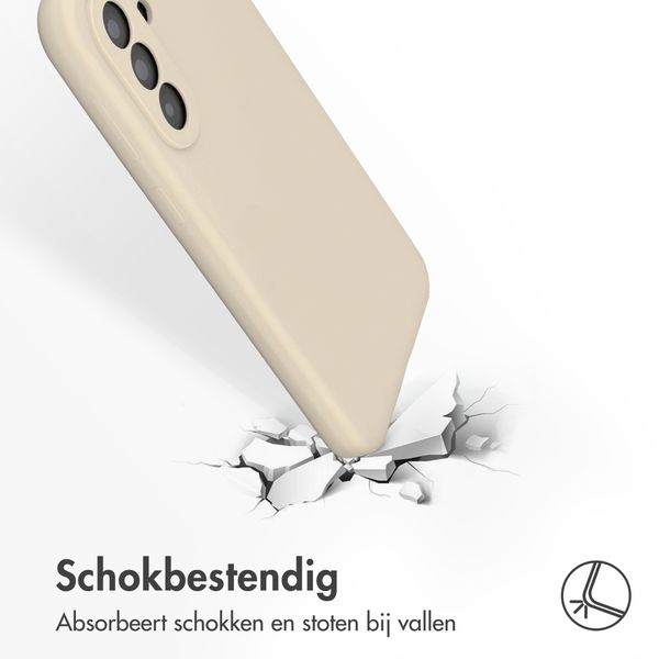 Accezz Liquid Silicone Backcover Samsung Galaxy A37 (5G) - Stone