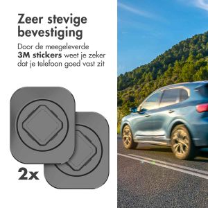 Accezz EasyLock telefoonhouder auto - inclusief hoesje iPhone 14 - Ventilatierooster - 360 graden draaibaar - Zwart