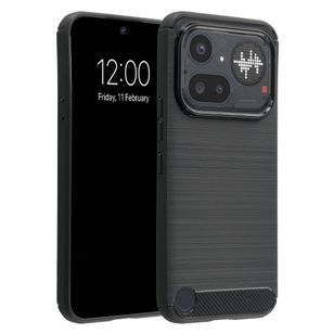 imoshion Brushed Backcover Nothing Phone (4a) Pro - Zwart
