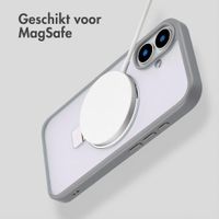 Accezz Ring Stand Backcover met MagSafe Apple iPhone 16 - Grijs