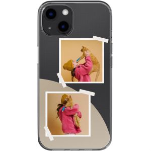 Gepersonaliseerd hoesje met filmrol N°2 iPhone 13 - Transparant