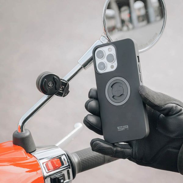 SP Connect Mirror Mount Pro SPC+ Telefoonhouder Scooter / Motor - Spiegel bevestiging - Zwart