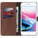 Selencia Echt Lederen Bookcase iPhone 8 Plus / 7 Plus - Bruin