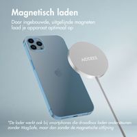 Accezz Wireless Charger USB-C - MagSafe Draadloze Oplader - 1 meter - Wit