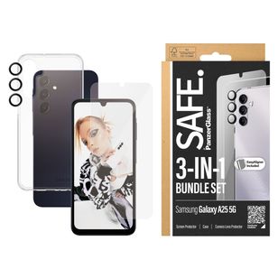 SAFE by PanzerGlass 3-in-1 pack - Hoesje + screenprotector + camera protector Samsung Galaxy A25 (5G)