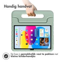 Accezz Kidsproof Backcover met handvat iPad 11 (2025) 11 inch / iPad 10 (2022) 10.9 inch - Olijfgroen