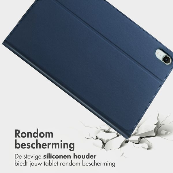 Accezz Classic Tablet Case Apple iPad Mini 7 (2024) / iPad Mini 6 (2021) - Donkerblauw