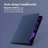 Accezz Classic Tablet Case Apple iPad 11 (2025) 11 inch A16 / iPad 10 (2022) 10.9 inch - Donkerblauw