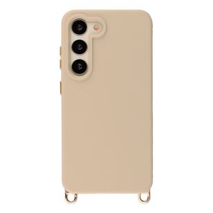 Selencia Rivièra MagSafe Backcover met afneembare haakjes Samsung Galaxy S23 - Milky Latte
