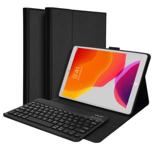 Accezz QWERTY Bluetooth Keyboard Bookcase iPad 9 (2021) 10.2 inch / iPad 8 (2020) 10.2 inch / iPad 7 (2019) 10.2 inch 