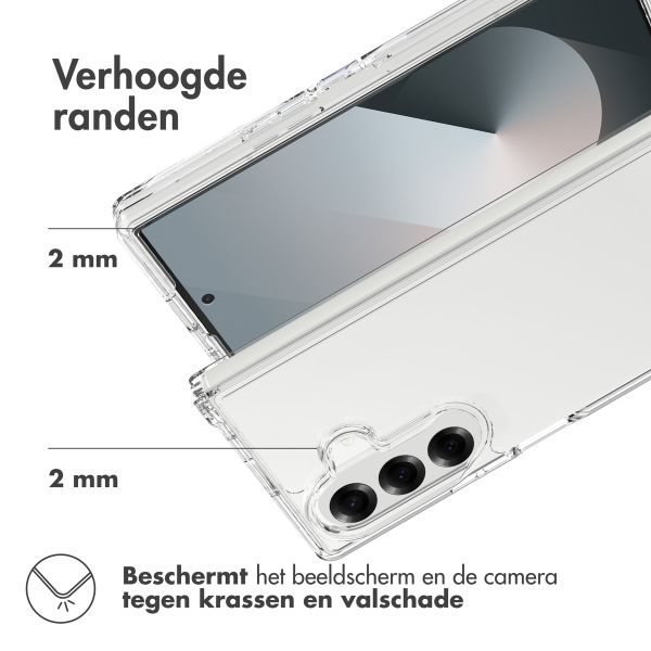 Accezz Xtreme Impact Backcover Samsung Galaxy Z Fold 7 - Transparant