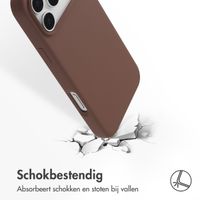 Accezz Liquid Silicone Backcover met MagSafe Apple iPhone 17 Pro Max - New Tea Brown