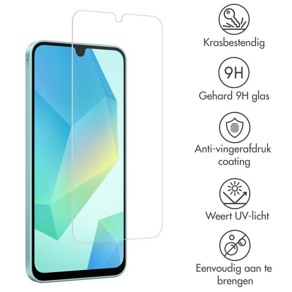 Accezz Gehard Glas Screenprotector 2-pack Samsung Galaxy A16 (5G/4G)