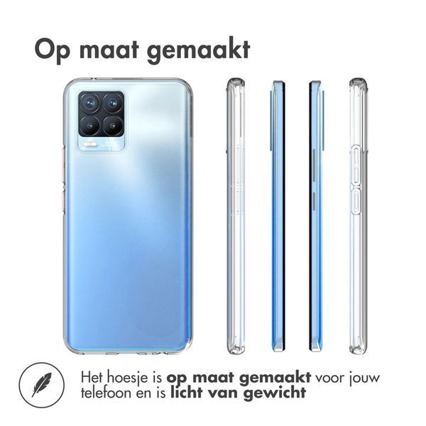 Accezz Clear Backcover Realme 8 (Pro) - Transparant
