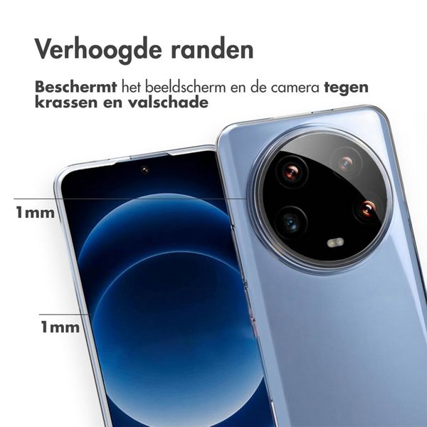 Accezz Clear Backcover Xiaomi 14 Ultra - Transparant