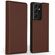 Accezz Premium Leather Slim Bookcase Samsung Galaxy S21 Ultra - Bruin