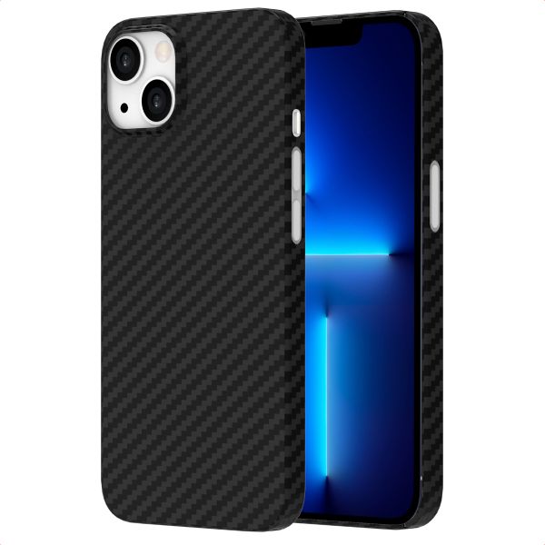 Accezz MagSafe Kevlar Backcover Apple iPhone 13 - Black