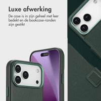 Accezz Leather Bookcase 2-in-1 met MagSafe Apple iPhone 17 Pro Max - Cedar Green