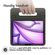 Accezz Kidsproof Backcover met handvat iPad Air 11 inch (2024) M2 - Zwart